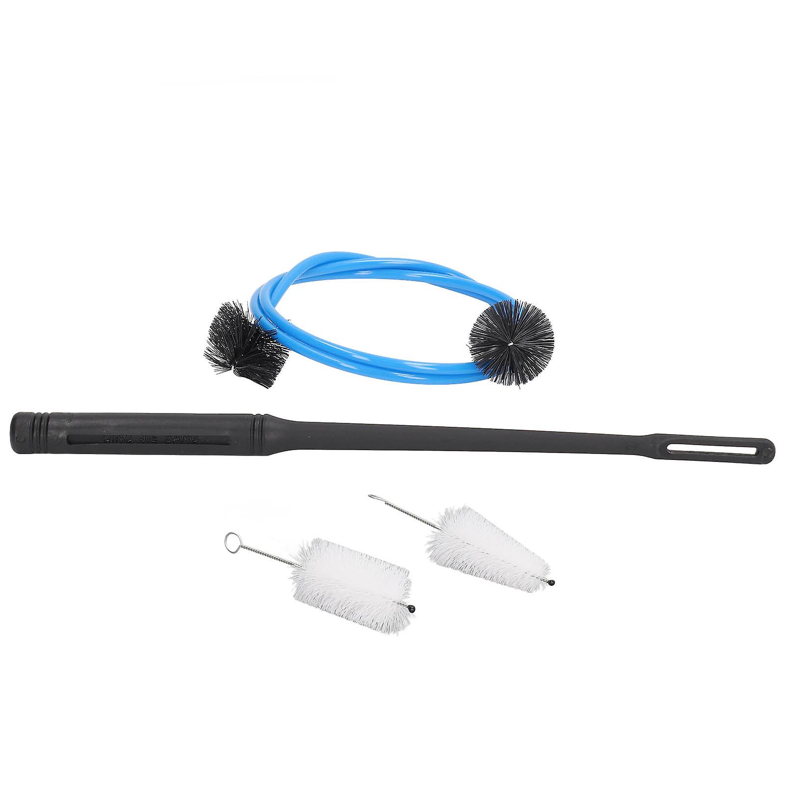 طقم تنظيف البوق لسان حال صمام فرشاة مرنة أداة صيانة الآلات الموسيقية 