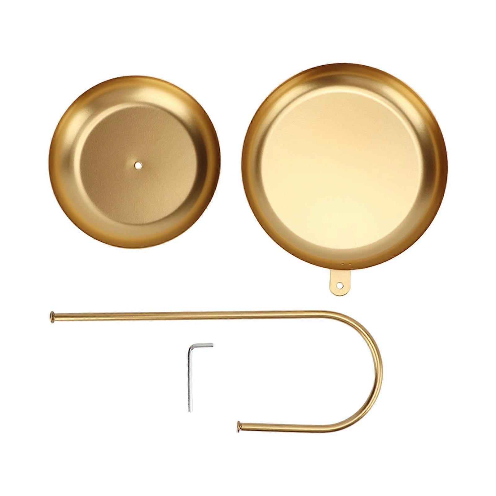 Gold Double Layer Fruit Plate - Detachable Modern Stylish Tray for Snacks, Perfect for Home, Living Room, and Bedroom