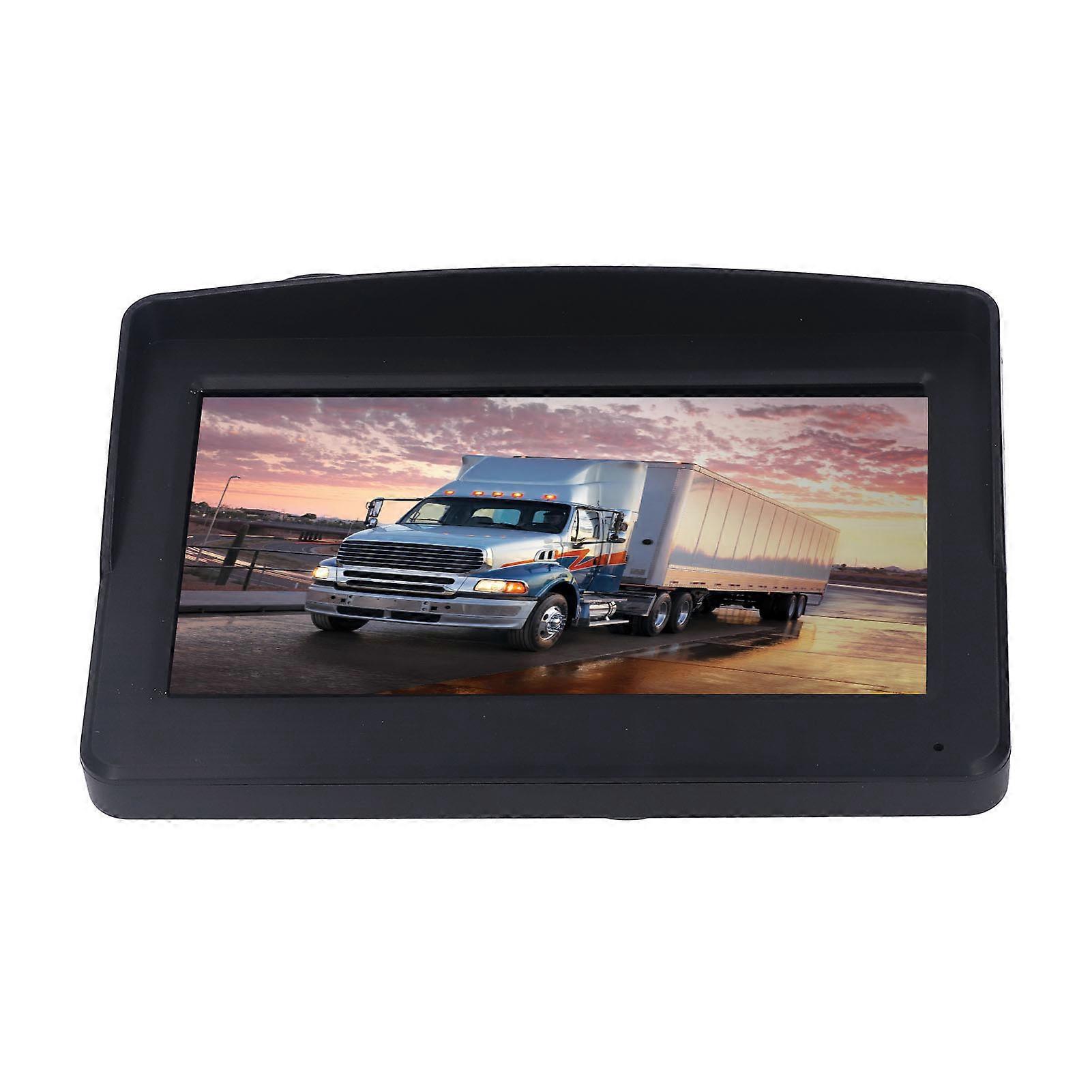 Backup Camera with 7in Monitor Infrared Night Vision IP69K Waterproof Universal for Camper RV Trailer Truck 12V‑24V