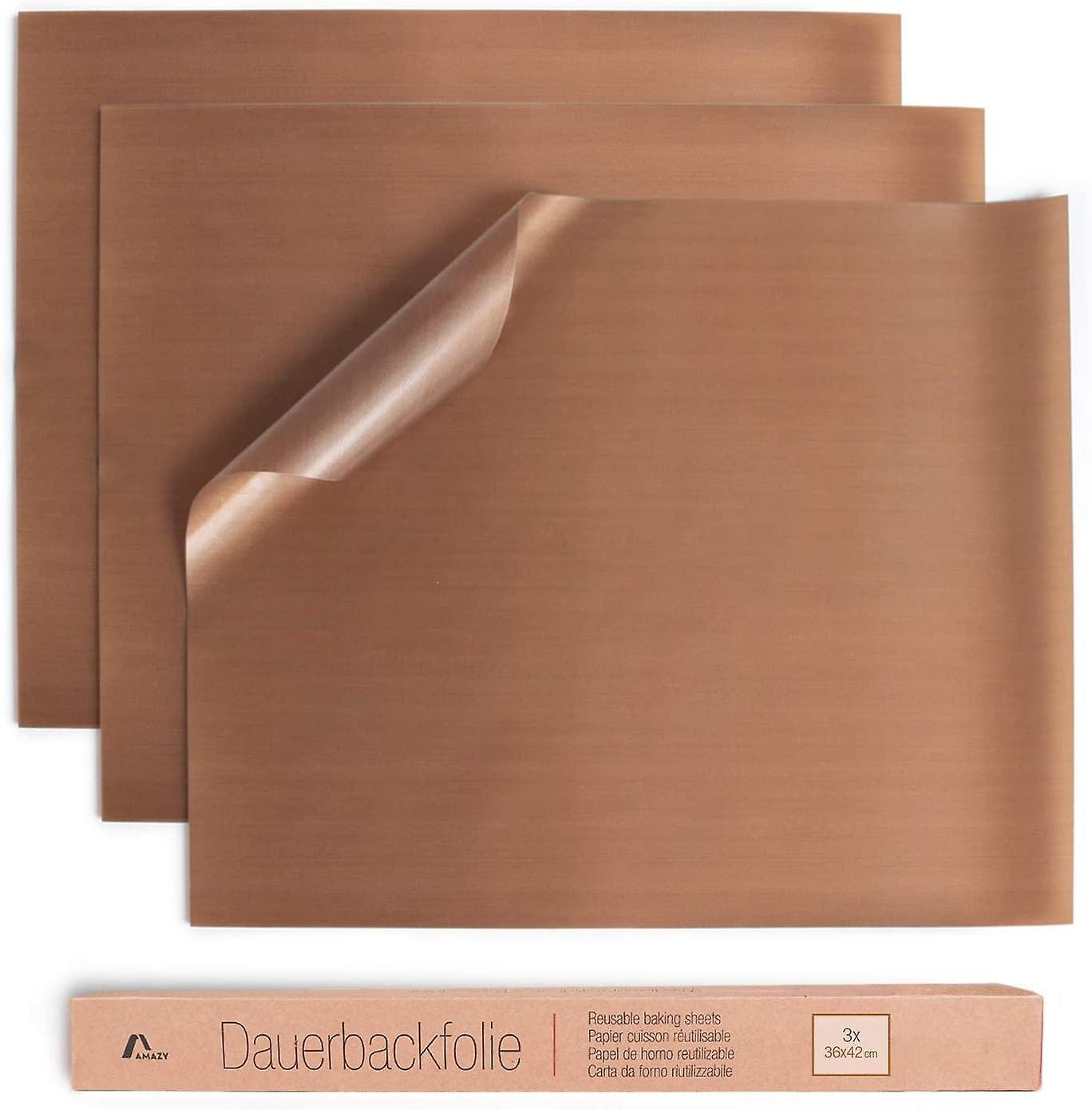 Reusable Baking Paper - 100 Pack Reusable Baking Sheets, Non-Stick and Dishwasher Safe, 30 x 40cm