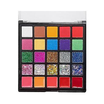 25 Colors Shimmer Eyeshadow Palette Waterproof Glitter Eyeshadow Cosmetic Women Beauty Colorful Eye Makeup