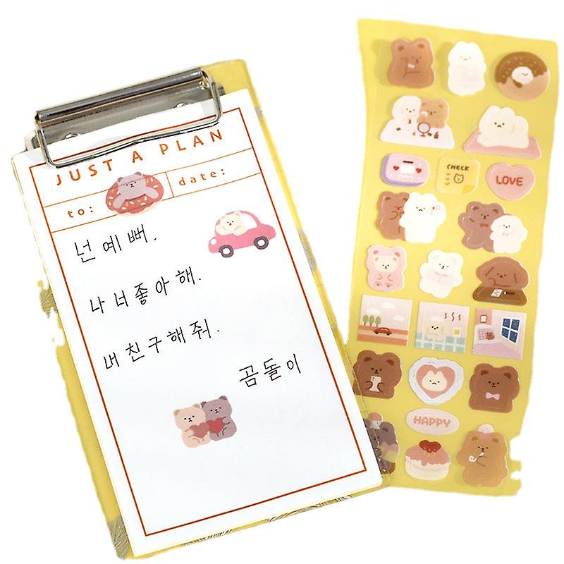 2Pcs Sticker Pack Cute Handbook Journal Pet Cartoon Diy Creative No570