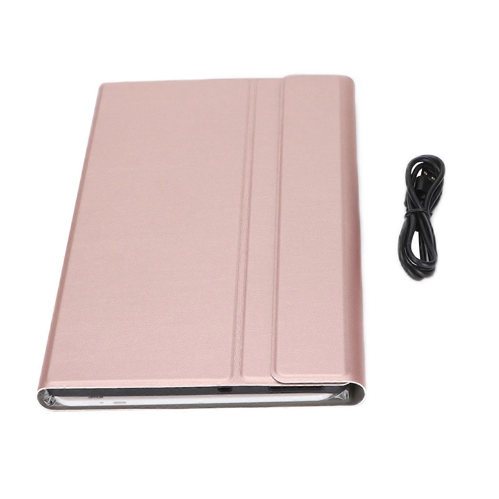 Wireless Removable Keyboard Touchpad Computer Accessories with PU Leather Case for Lenovo M10 FHD Plus 10.3in X606FRose Gold