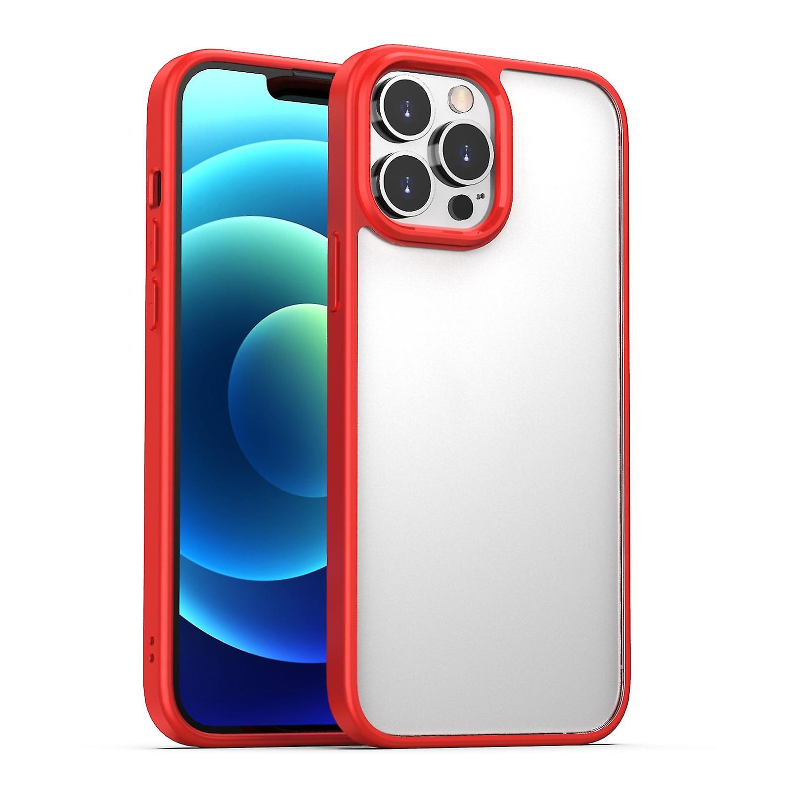 Acrylic + Tpu Case For Iphone 13 Pro Max Red