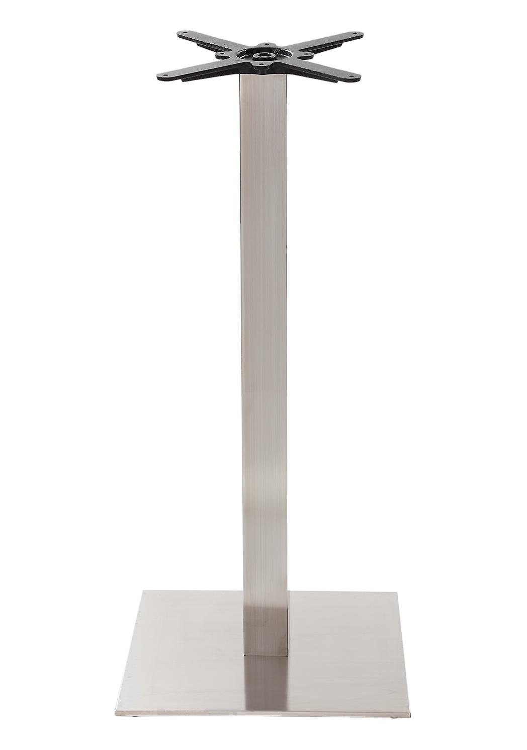 Square stainless steel table base - Large 1050 mm