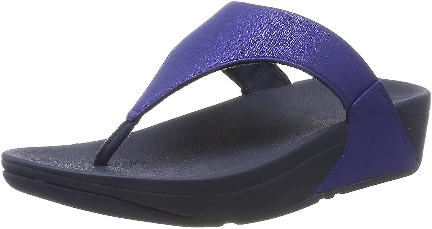 Fitflop Lulu Shimmer Midnight Navy Womens Sandals Flip Flops