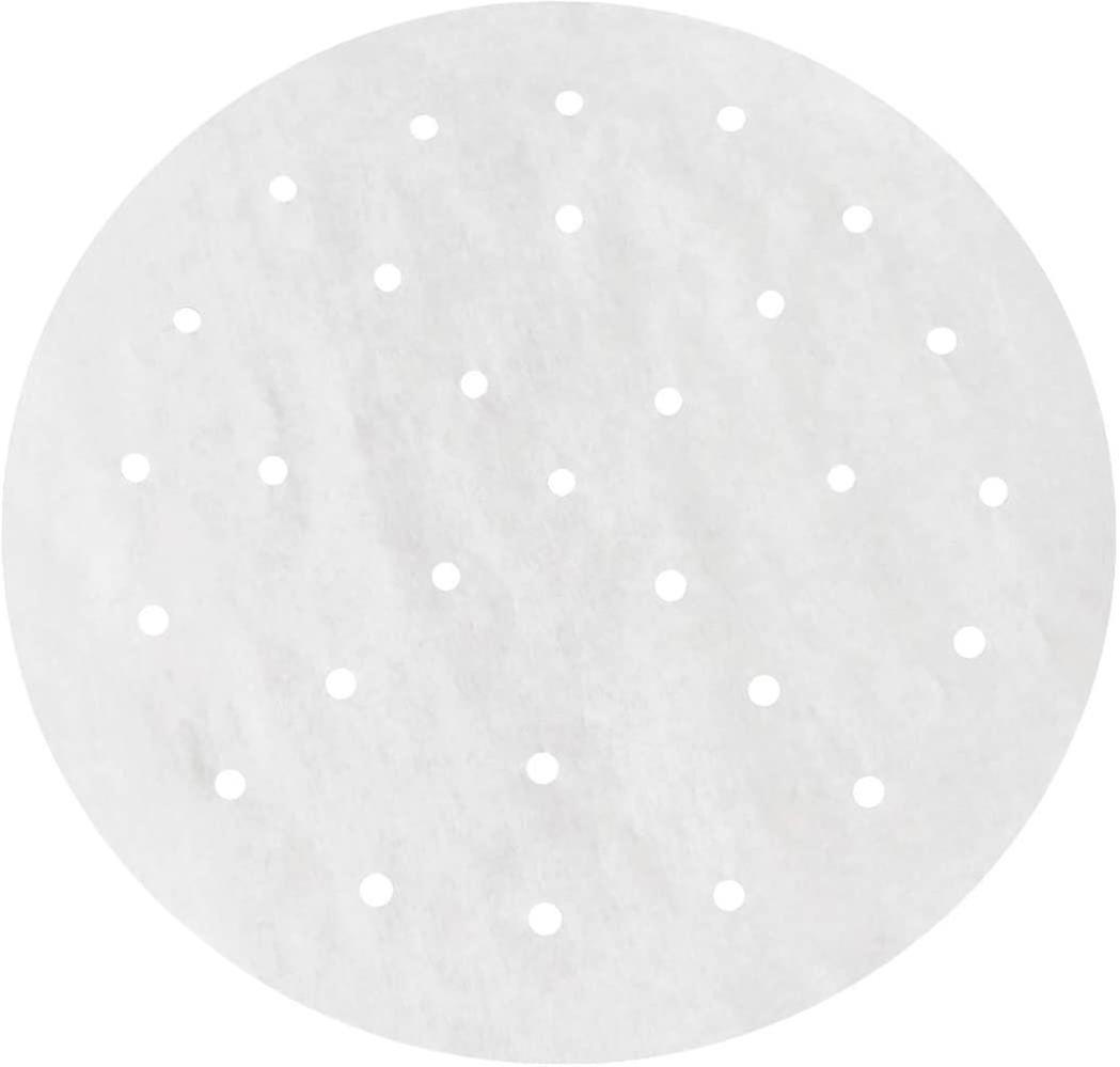 100 stycken 9 tums perforerat papper Bambuångare Pappersfoder Steamer (A-5-F6)