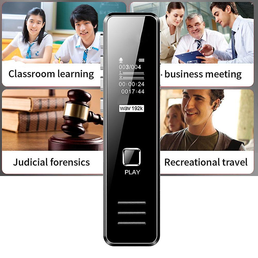 Activated Portable Mp3 Player Mini Voice Recorder Zinc Alloy Pen Digital Long Distance Audio Hd Noise Reduction Handheld