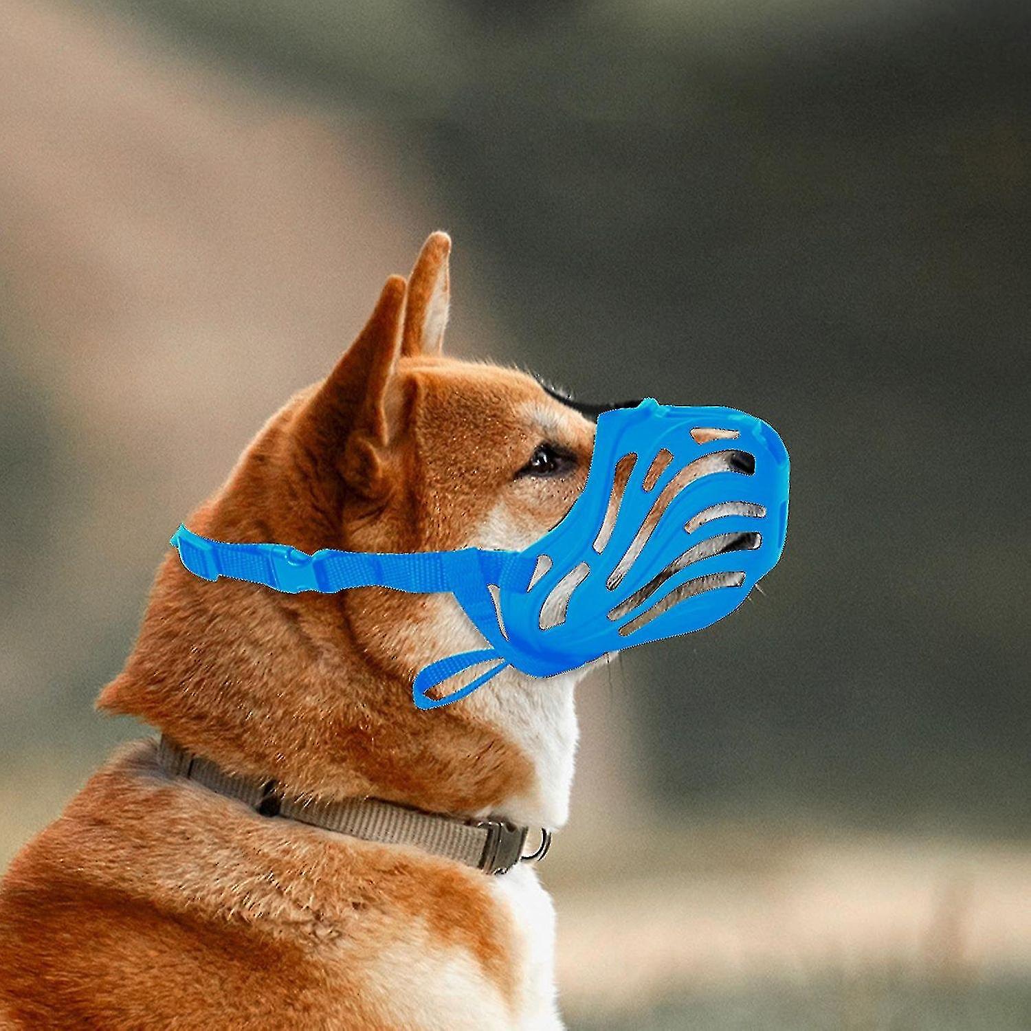 Adjustable Dog Muzzle Mesh Breathable Dog Muzzle Bark Proof And Bark Eating Dog Muzzle Pet Muzzle Ma