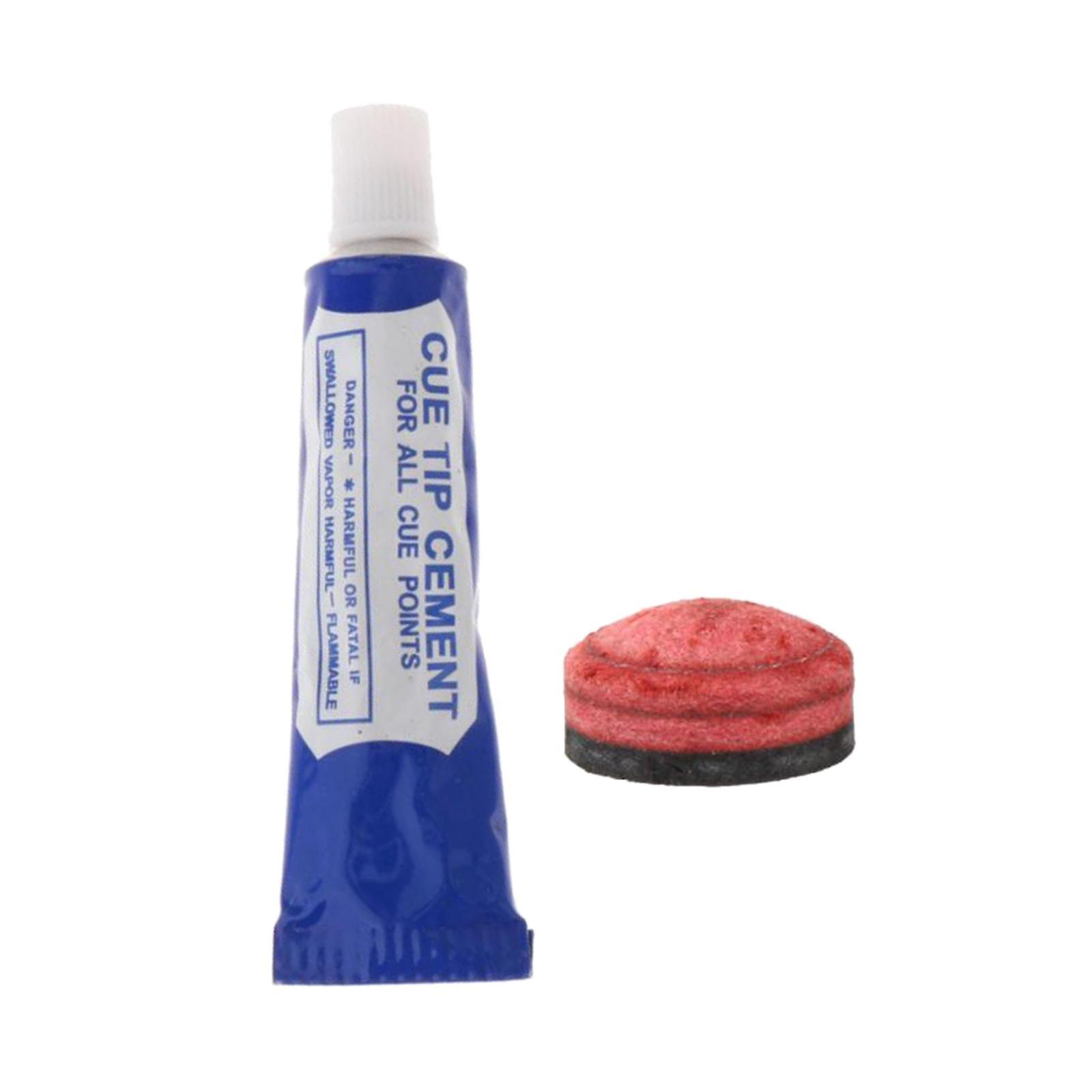 Billard-Pool-Queue-Spitze mit 16G Queue-Spitzenkleber, Billard-Queue-Spitze für Indoor-Spiele, 11 mm