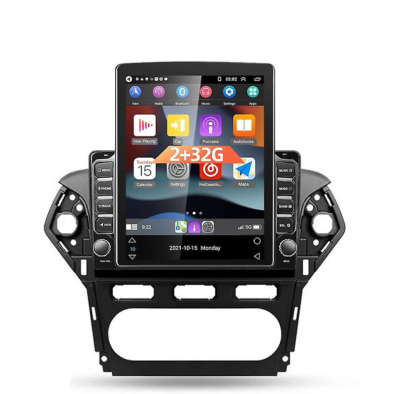 Car Radio For Ford Mondeo MK4 2007-2014 Radio Stereo Multimedia Player GPS For Tesla Style 9.7 Inch