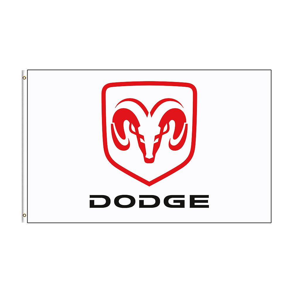 3x5 Ft Dodge Flag Polyester Printed Racing Car Banner For Decor