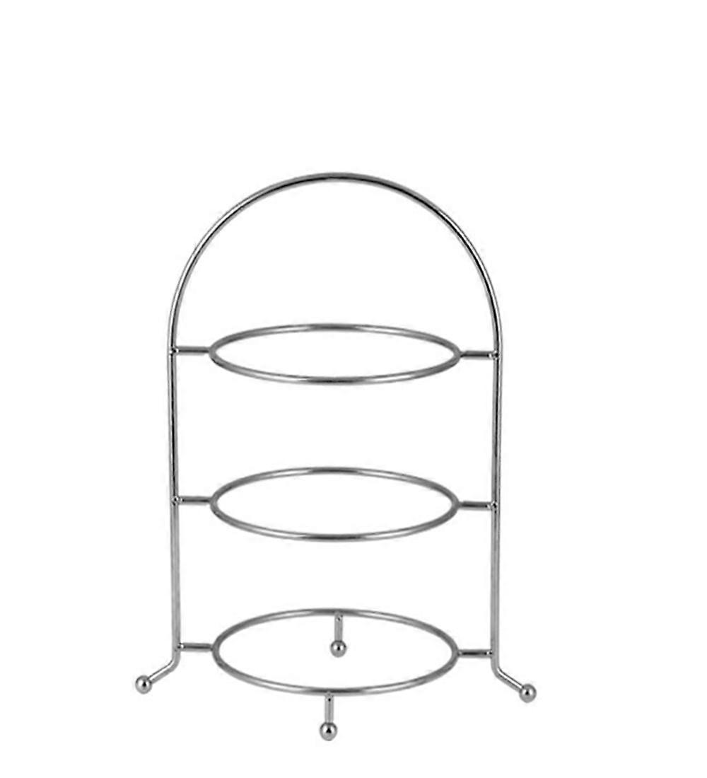 Household multi-layer dish storage thick wire three-layer rack