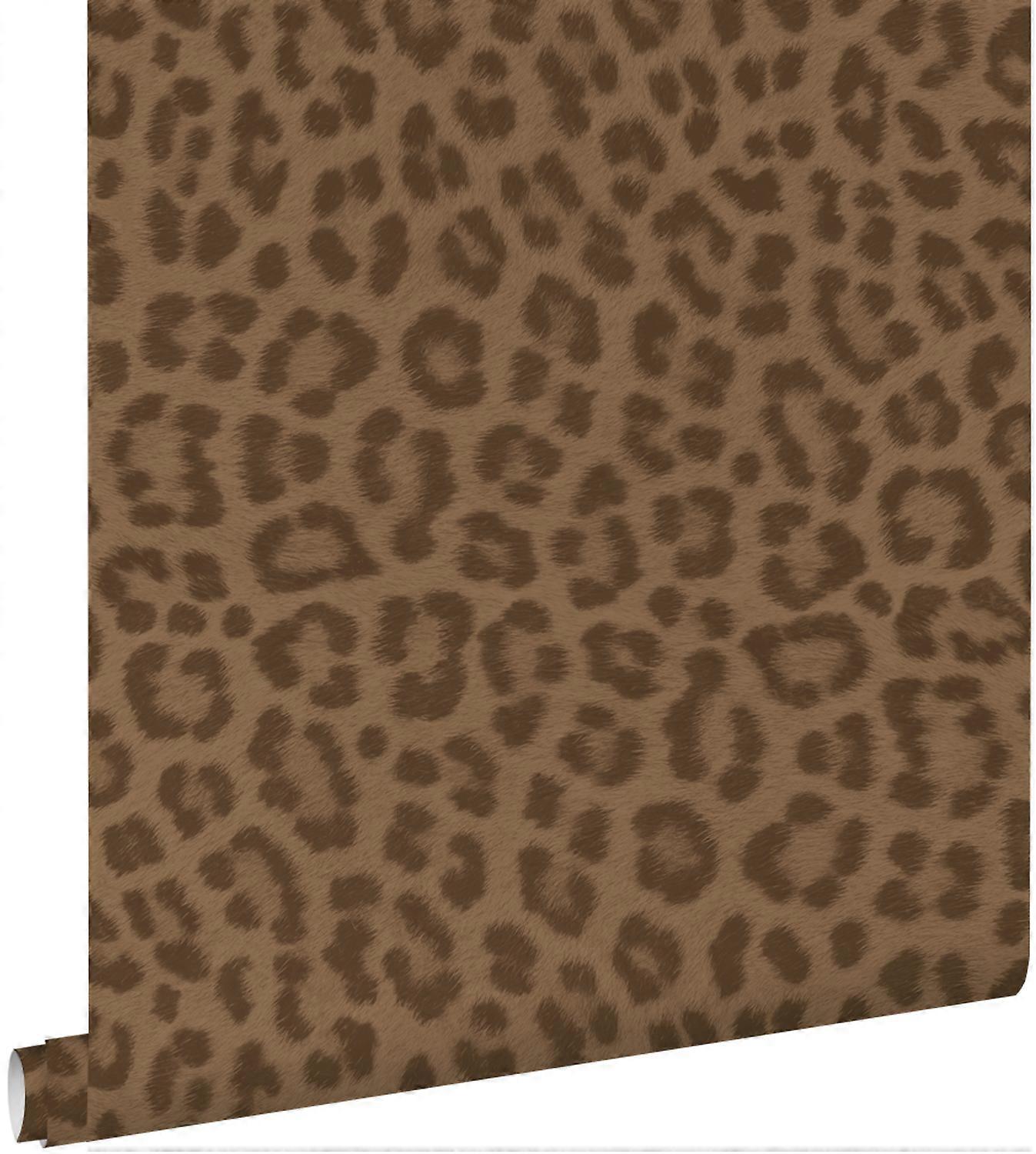 ESTAhome tapet leopard hud mörkbrun - 50 x 900 cm - 139969