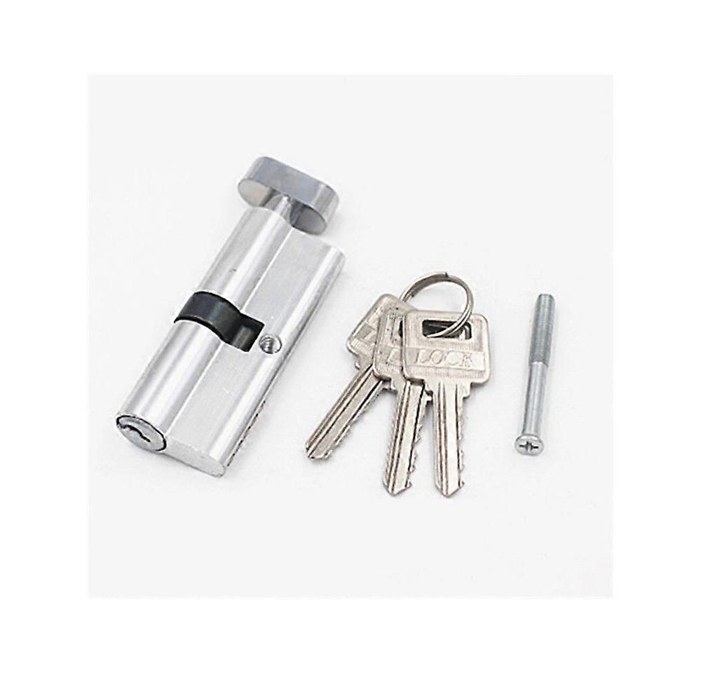 Cylindrical lock, Euro door lock with 3 keys, anti-shock