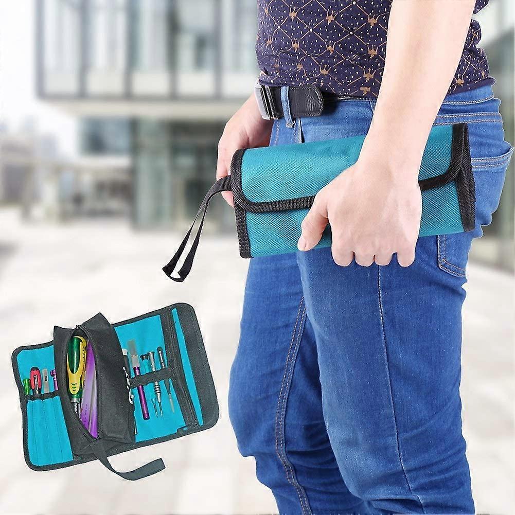 Roll Up Tool Bag, Tool Storage Bag, Small Empty Tool Bag, Tool Bag, Foldable Roll Up Roll Pockets