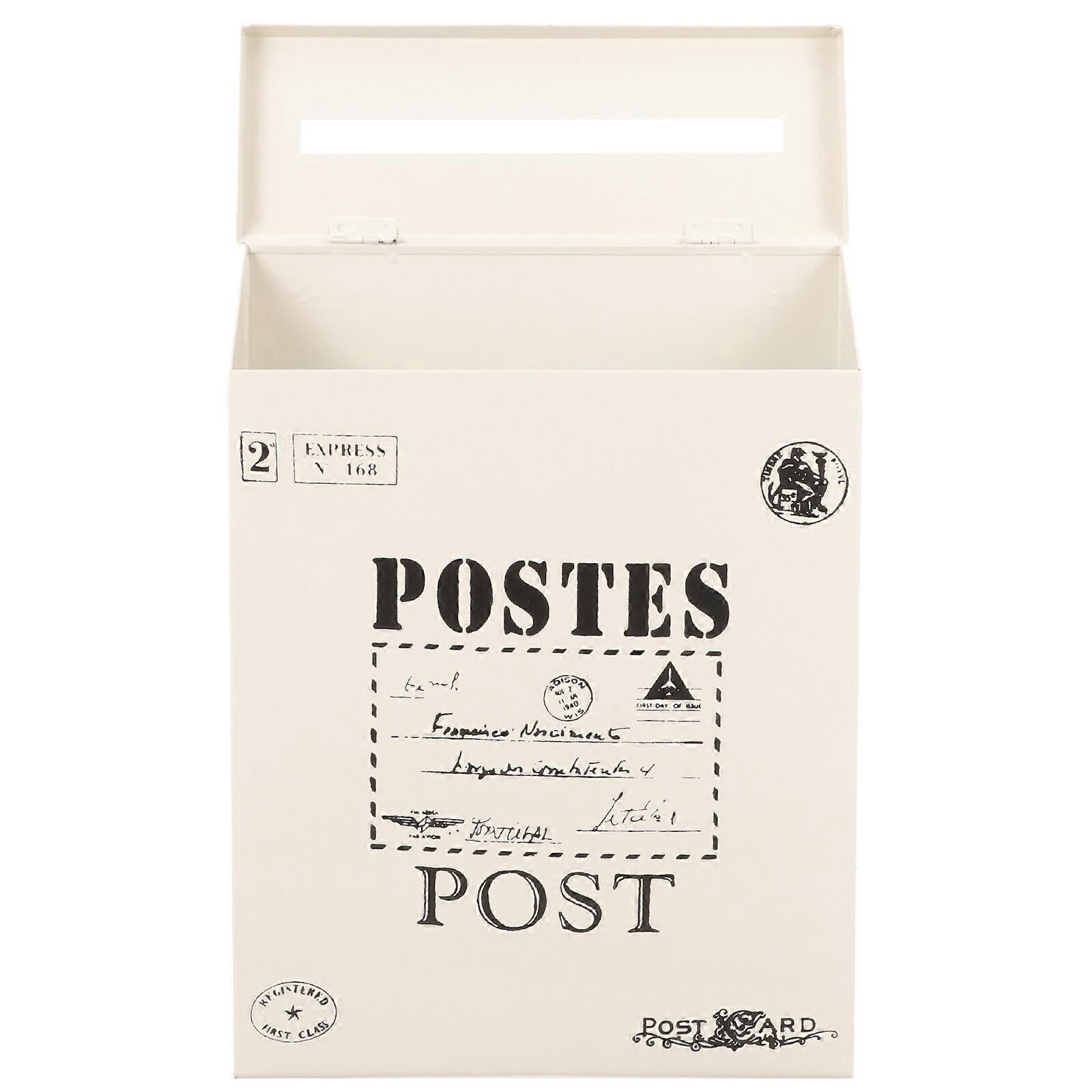 Vintage Mailbox Post Box Mailbox Wall Mount Post Box Outside Mailbox Mail Box