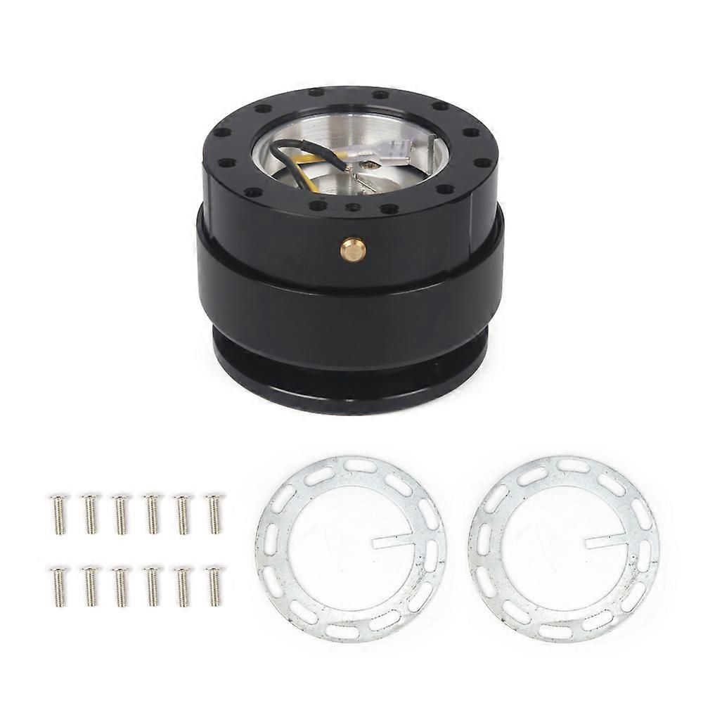 4 Colors Available Universal Steering Wheel Snap Off Quick Release Hub Adapter