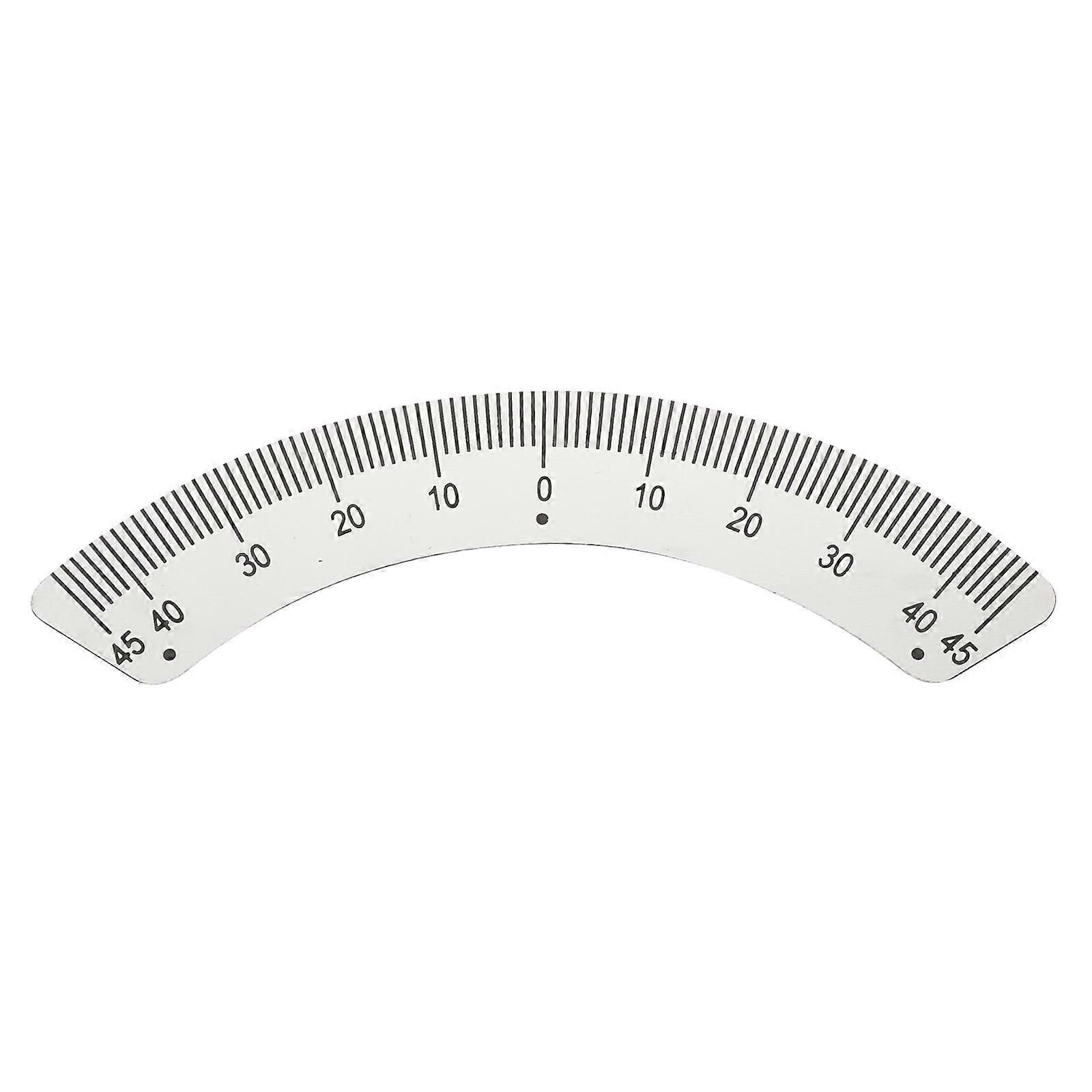 Scale Ruler 45 Degree Angles Ruler Small Protractor Milling Machine Scale Ruler