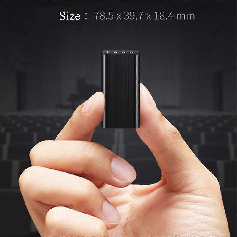 8gb 16gb Smart Noise Reduction Mini Voice Recorder Hd Professional Audio Recording Recording Pen With Strong Magnetic Adsorption