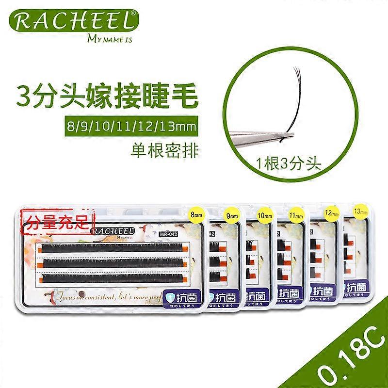 0.18c Thick 3 In 1 False Eyelash Mink Lashes Black 3d Lashes Extension