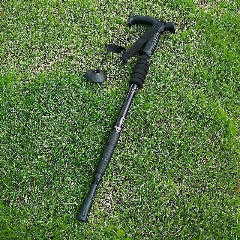 Telescopic Trekking Pole T-Handle Anti-Shock for Camping
