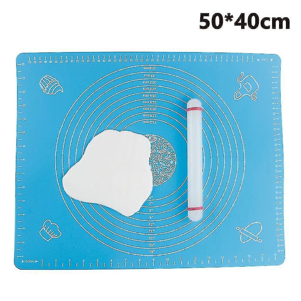 Rolling Baking Mat For Pastry Dough Thickened Silicone Pastry Kneading Board With Measurements