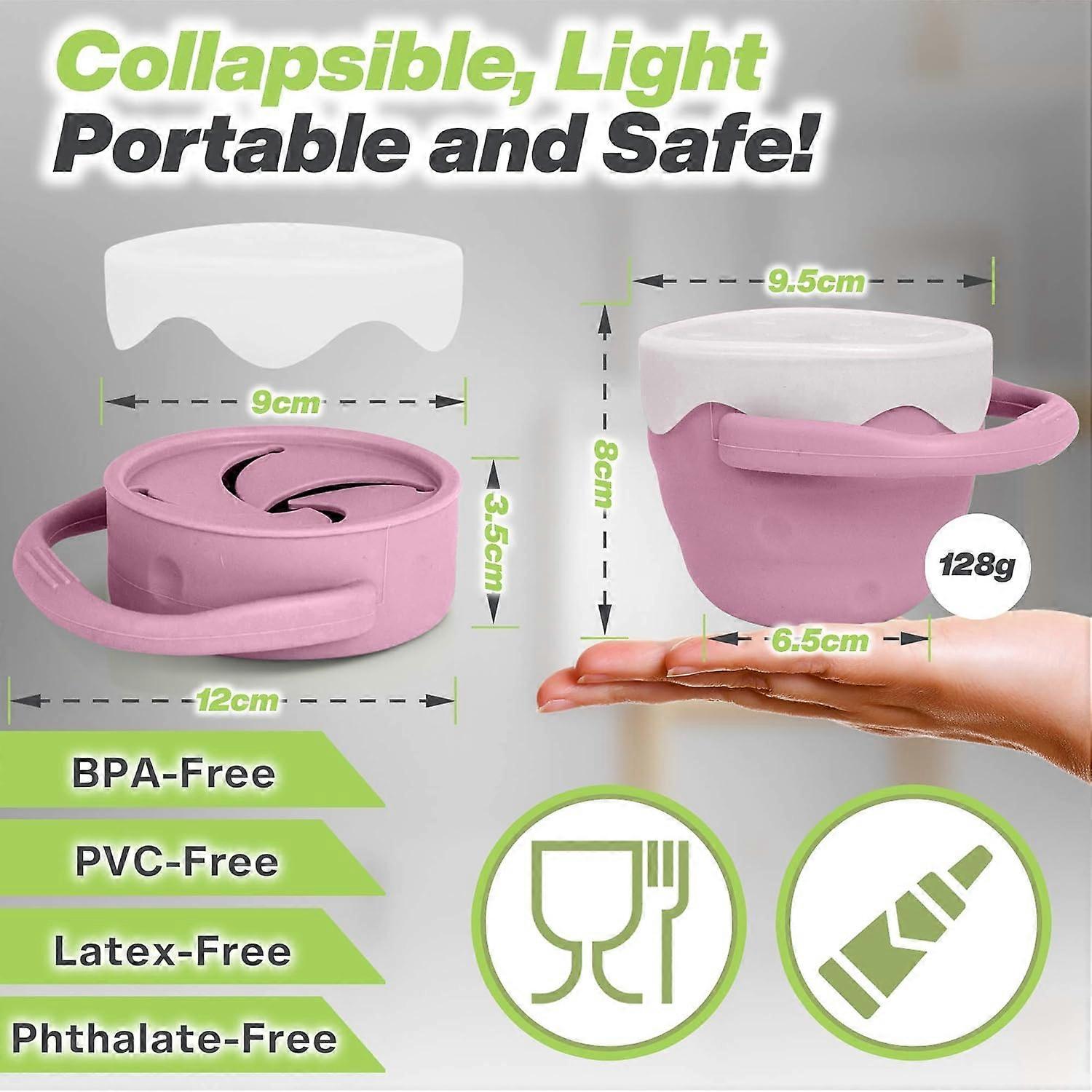 Babyhug 70 ml Freezer Snack Pots Set of 8 - Pink