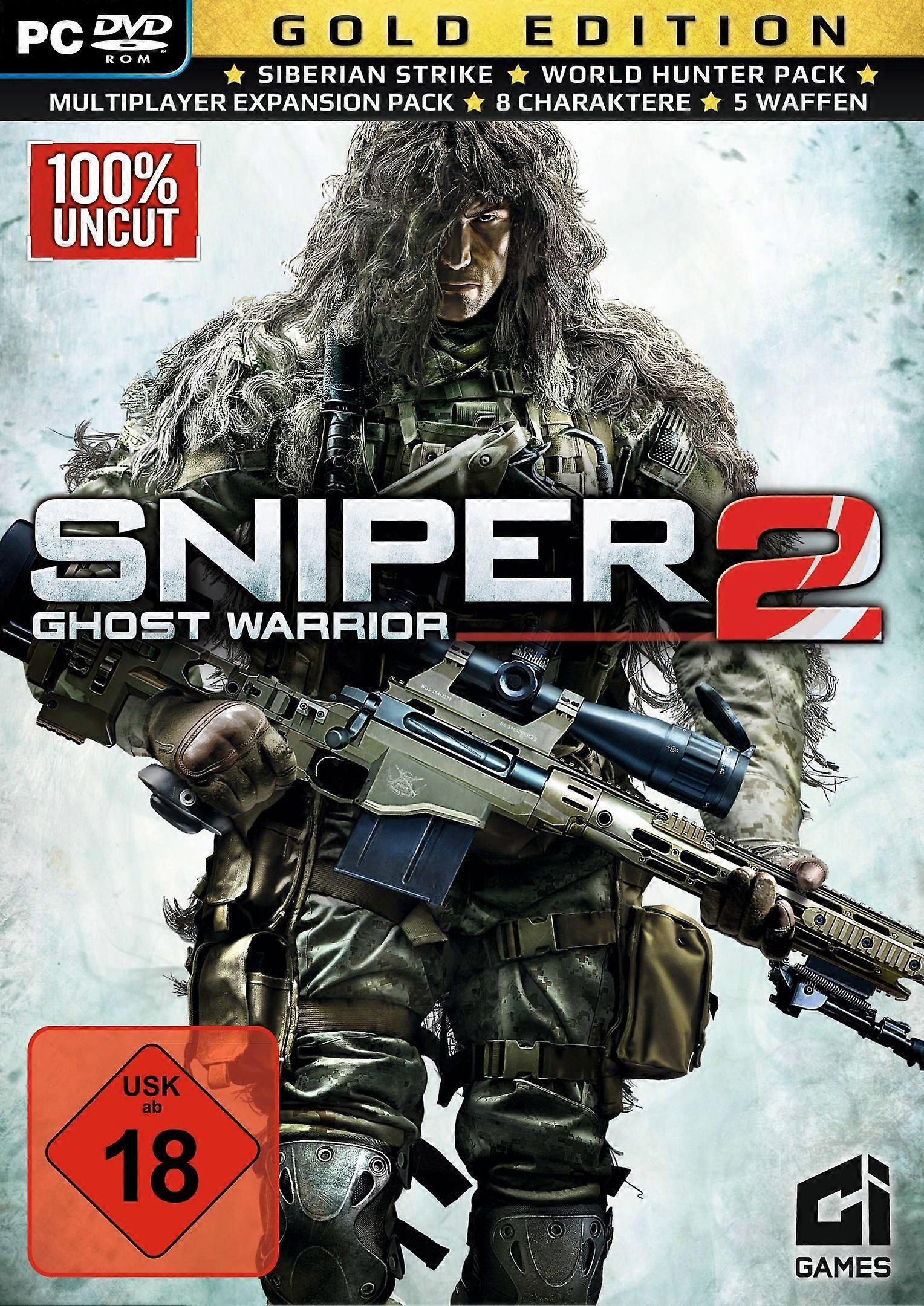 Sniper Ghost Warrior 2:n kultaversio (PC) (USK 18)