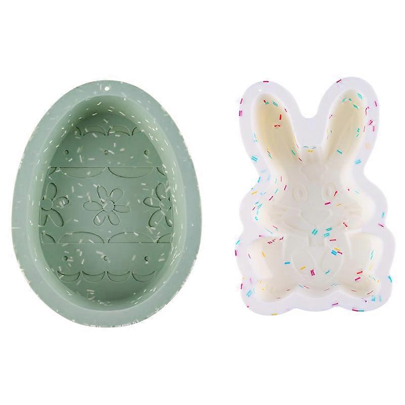 Platinum Silicone Toast Mold Six-hole Cake Cup Baking Utensils Rabbit Baking Tray