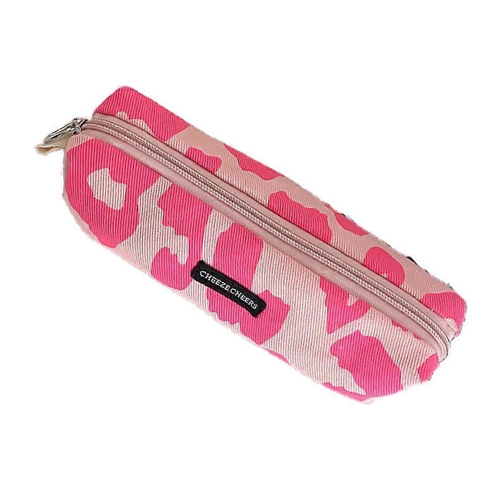 Canvas pencil case student stationery high-value pencil case large-capacity storage pencil case