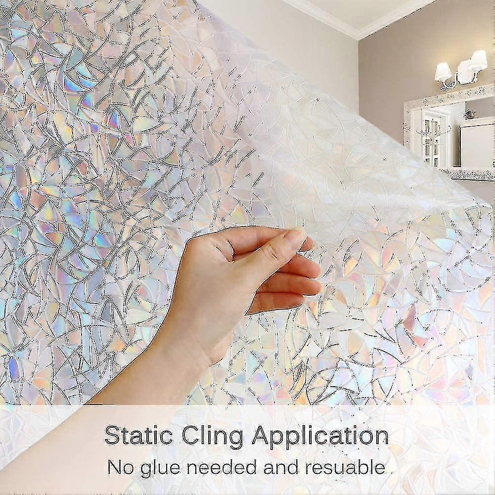 window film privacy rainbow static window sticker