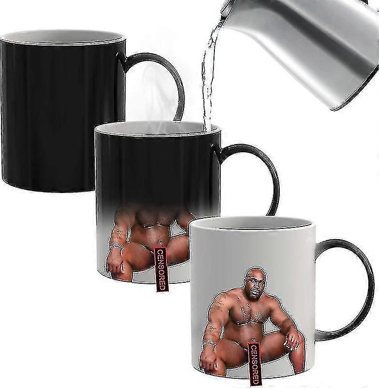 Tasse de tasse à café à changement de couleur, tasse magique personnalisée F4