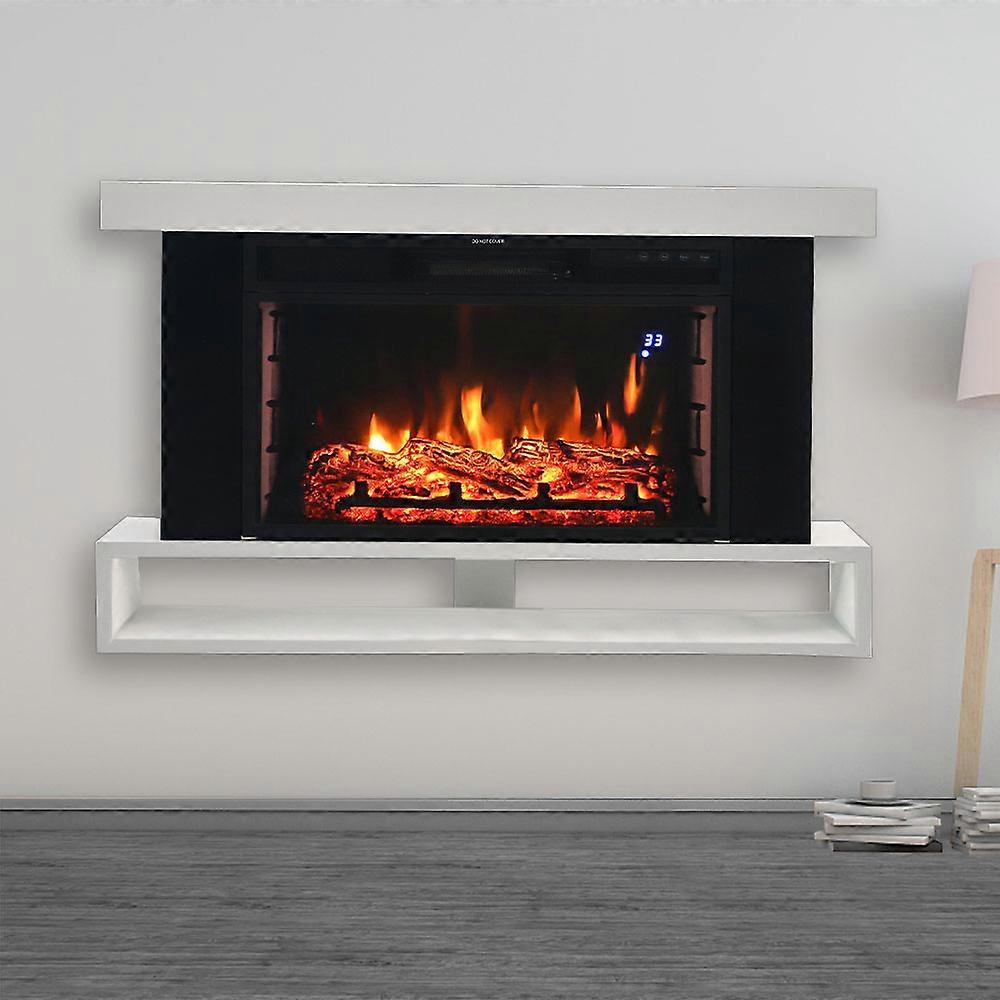 2000W Wall Mounted Electric Fireplace Suites