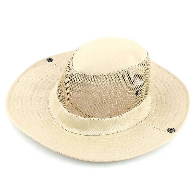 Fiske bergsklättring hatt utomhus camping solskydd hatt NET hatt Big Brim kamouflage hatt turism solhatt fiskare hatt