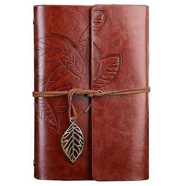 Diary / Notebook 24 Cm - Retro Leather - Brown