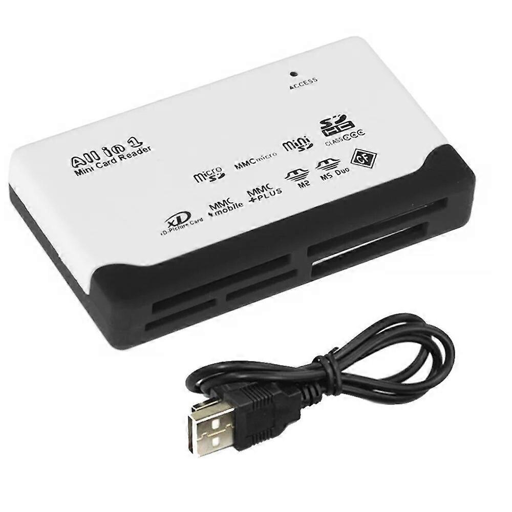USB All in one memory card reader Six port password box card reader 6 card slot reader Adapter for TF CF SD card MMC MS XD