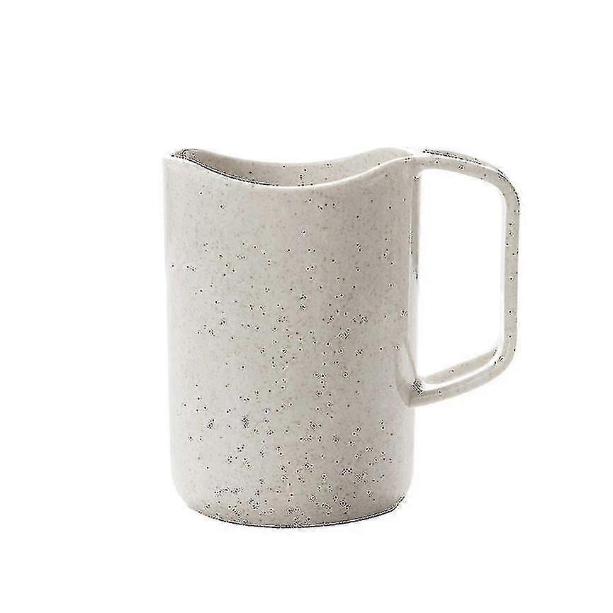 2024 Simple Rinse Rinse Cup Plain Wheat Straw Cup And Toothbrush Cup
