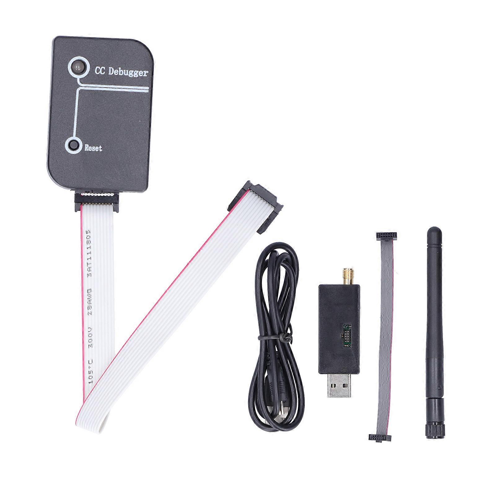 Programmatore di sistema RF CC Debugger 2.405?2.485GHz Accessorio modulo con cavo USB per antennaCC2531