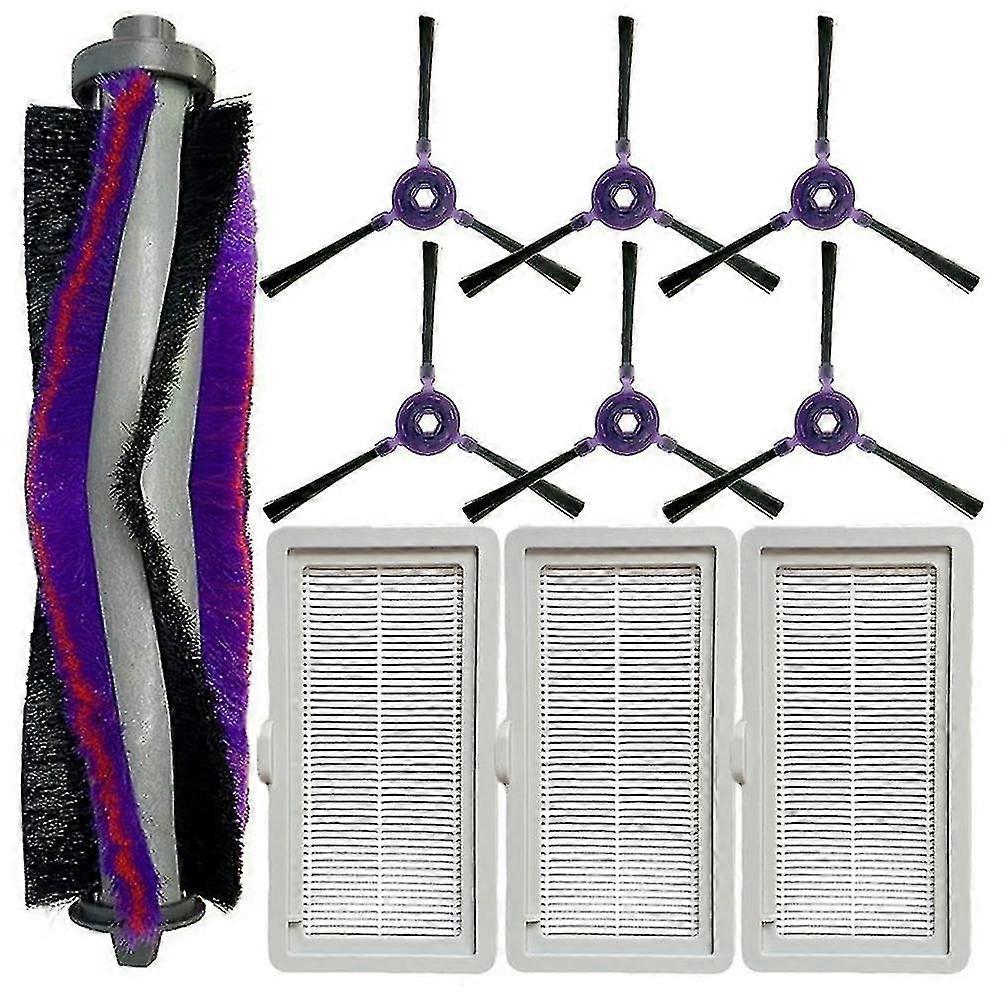 10 Pcs Main Side Brush Filter Set For Samsung Powerbot-e Vr05r5050wk