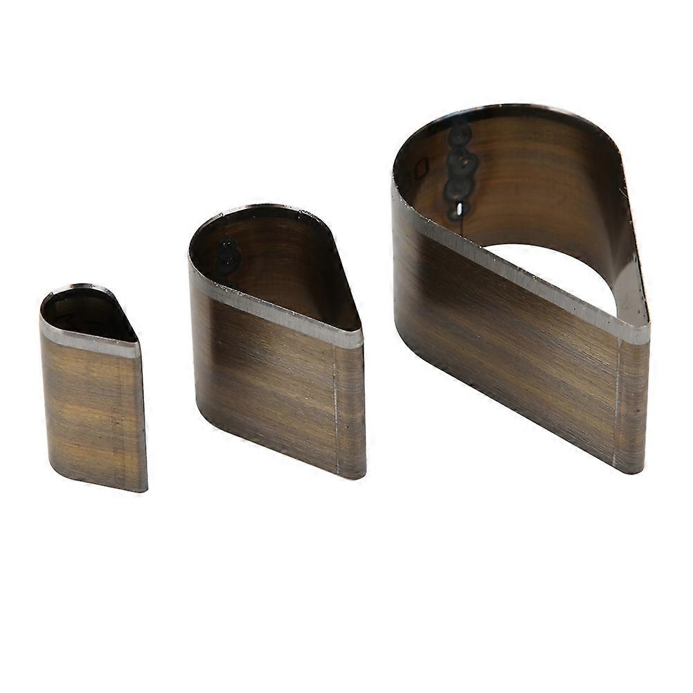 Läder Skär Verktyg Stål DIY Läder Hantverk Skär Formar Stansverktyg Vattendroppe