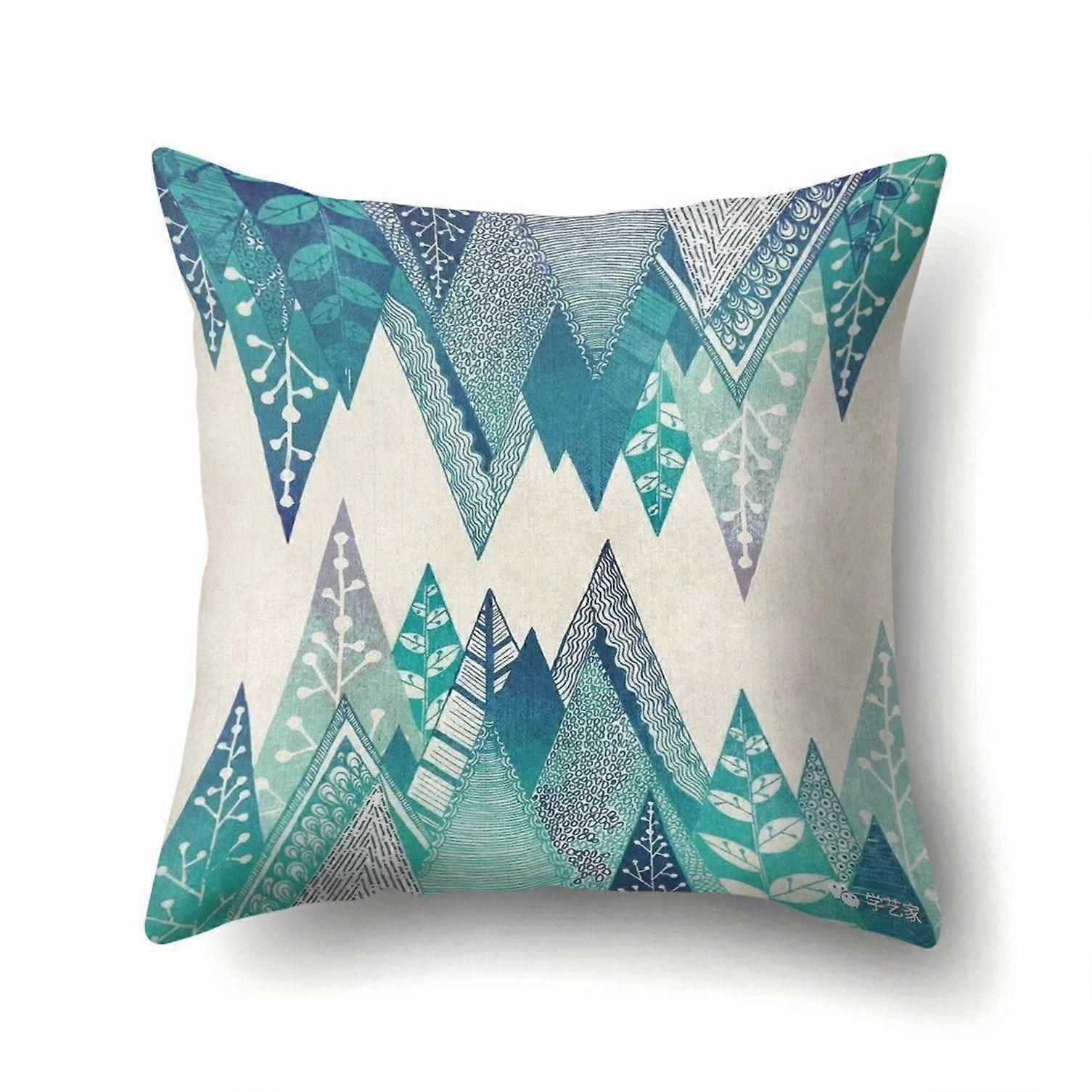 Housse de coussin vert Nordique Printemps Oreiller Housse de Mode Coussin Salon Coussin De Bureau Canapé Coussin Siège De Voiture Design 844jpjcjh