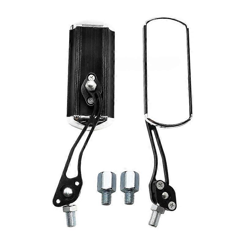 Rear View Mirror Bike Cycling Clear Wide Range Back Sight Rearview Reflector Adjustable Handlebar Left Right Motorcycle Mirror