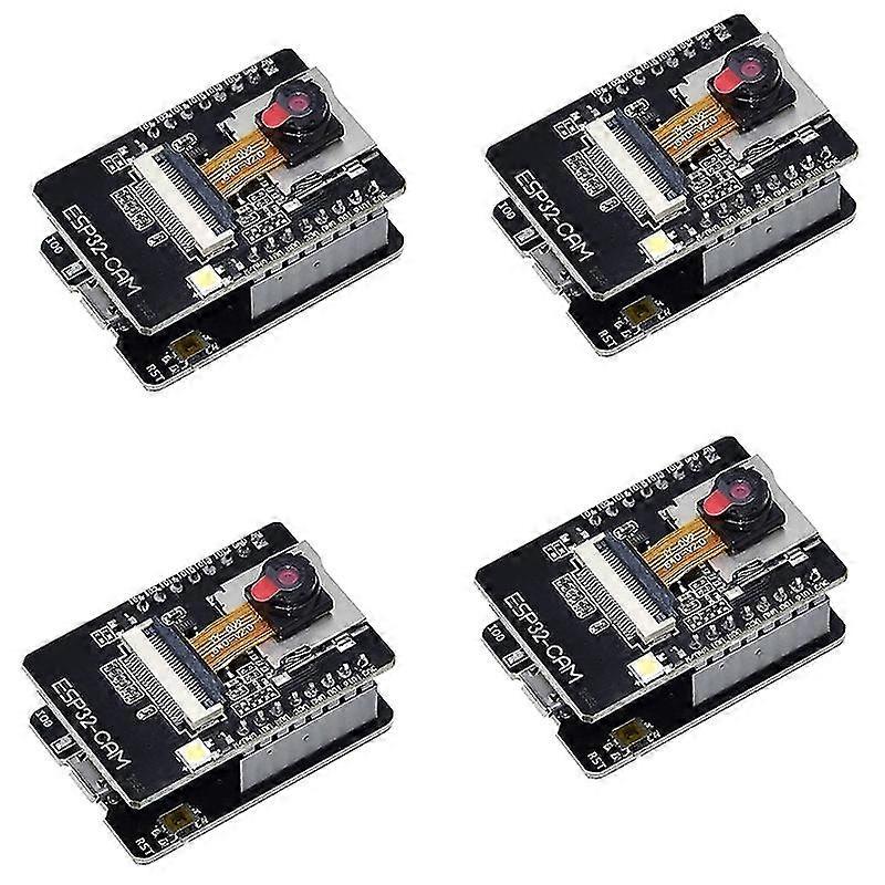4-pack Esp32-cam Wifi Bluetooth Board Esp32-cam-mb -usb To Serial Port Ch340g With Ov2640 Camera Mo