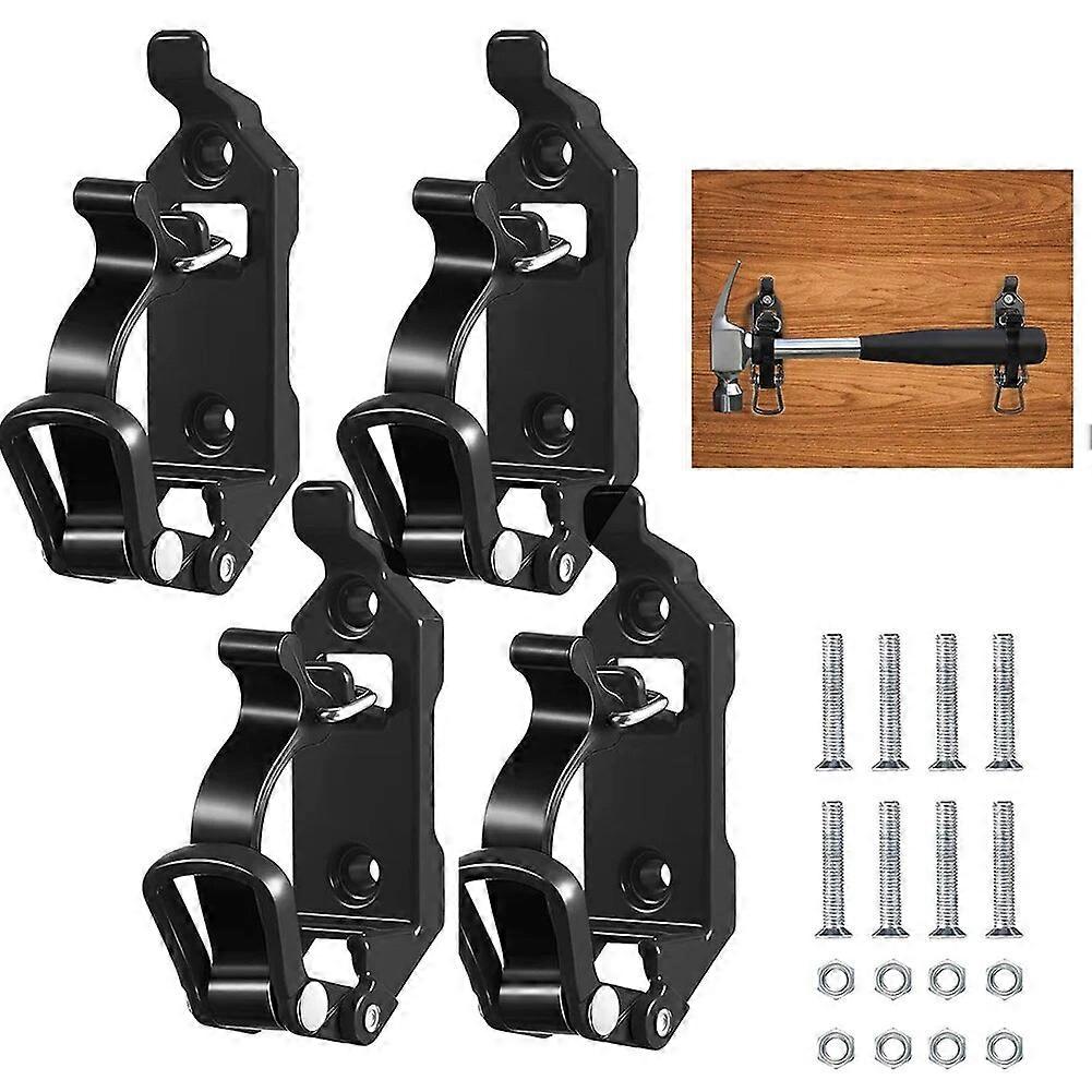 4pc Shovel Mount For Roof Rack Quick Release Keep Tidy For Roof Rack Trucks With Screws Nuts Fastening Snap Folding Hinge Fixed