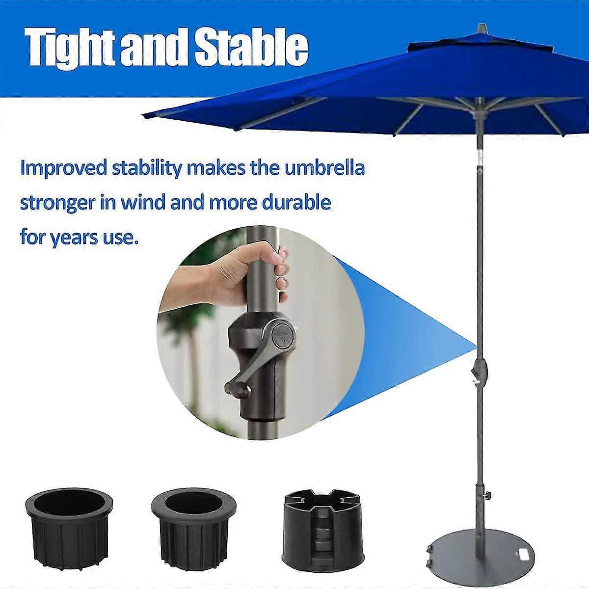 8 Pcs Umbrella Base Stand Hole Ring Plug Cover and Cap Patio Umbrella ...