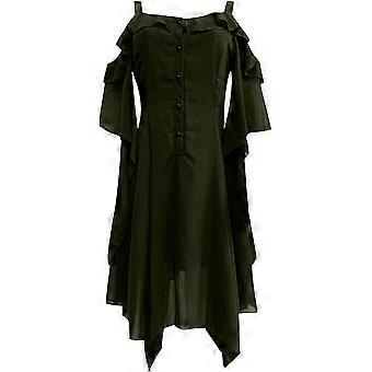 Renaissance Faire Costume Women Sexy Off Shoulder Fairy Dress Plus Size  Goth Steampunk Dress Halloween Gothic Dress | Fruugo AU
