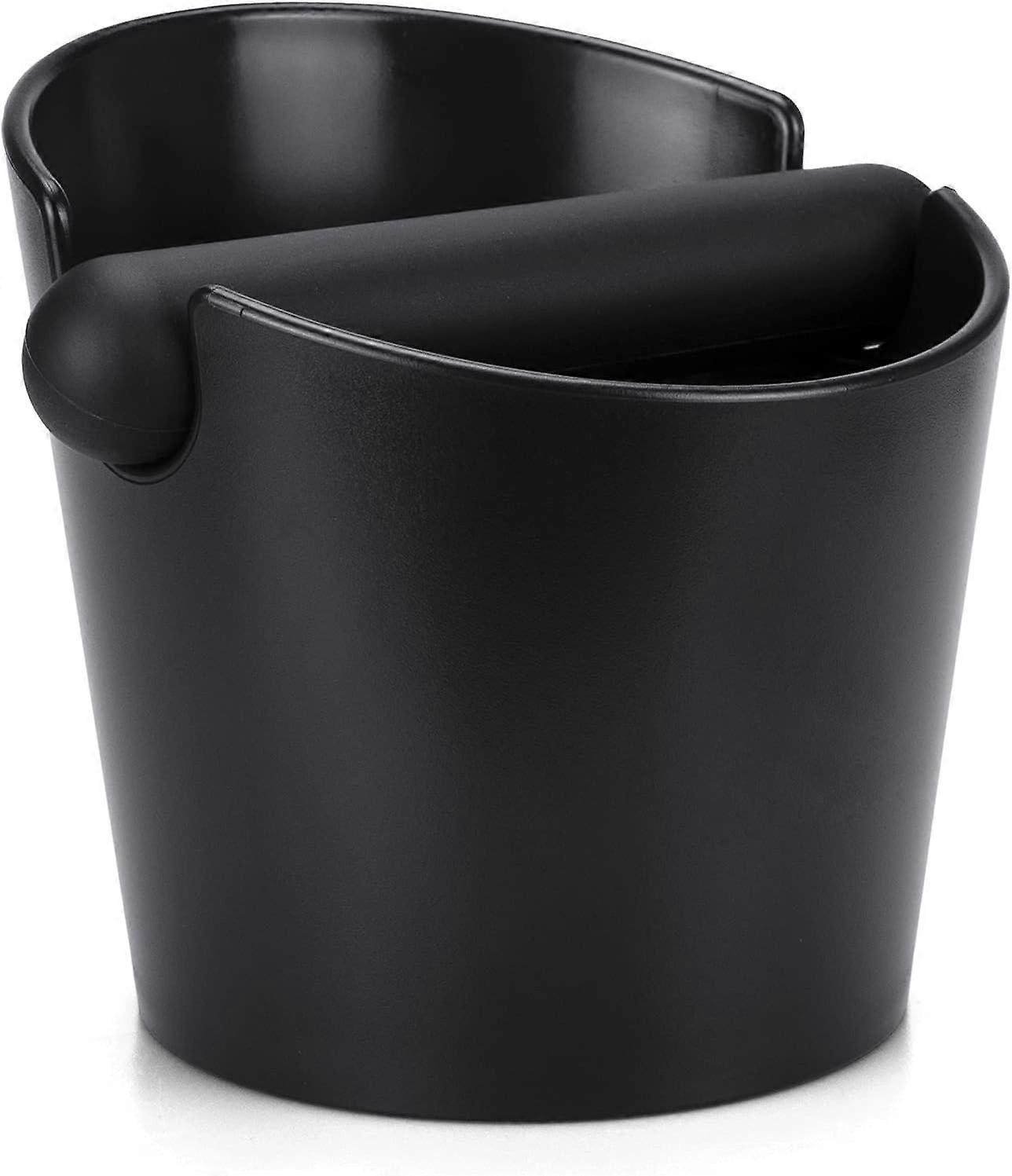 Coffee Knock Box, Espresso Dump Bin, Coffee Bin, 4.8 Inch Espresso Knock Box Shock-Absorbent Durable Barista Style with Removable Knock Bar and Non-Sl