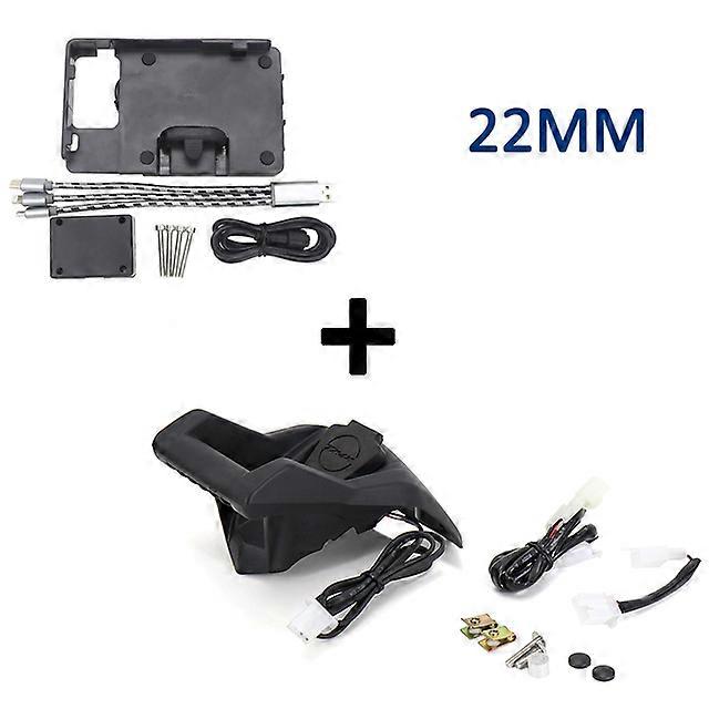 Motorcycle Phone GPS Navigation Bracket Wireless USB Charging Port Holder Mount FOR YAMAHA TMAX T MAX T-MAX 530 DX SX T-max 560