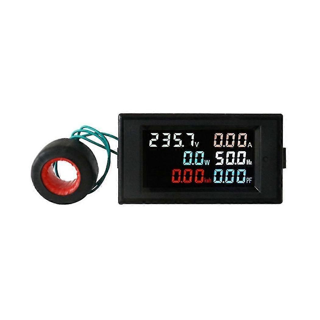 Ac200-450v 100a Lcd Digital Panel Wattmeter Meter Spannung Voltmeter Strom Amperemeter Frequenz Indic